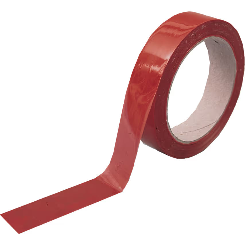 KENNEDY 25mm x 66m Lo-Tac Red Tape Roll KENNEDY