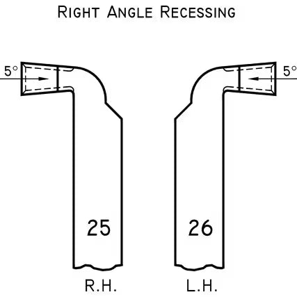 Kennedy No.25 12x12mm R/H HSS Butt Welded Lathe Tool Keneedy