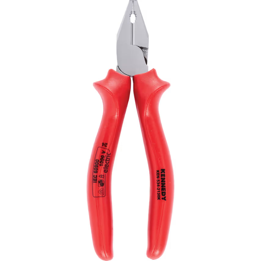 KENNEDY Pro Insulated Combination Pliers 1000V Comfort Grip Kennedy Pro