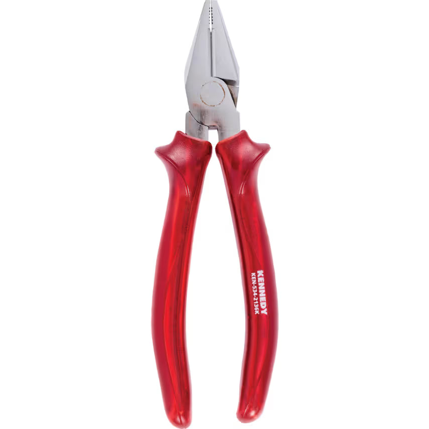 KENNEDY Pro 205mm Insulated Combination Pliers Red Grip Kennedy Pro