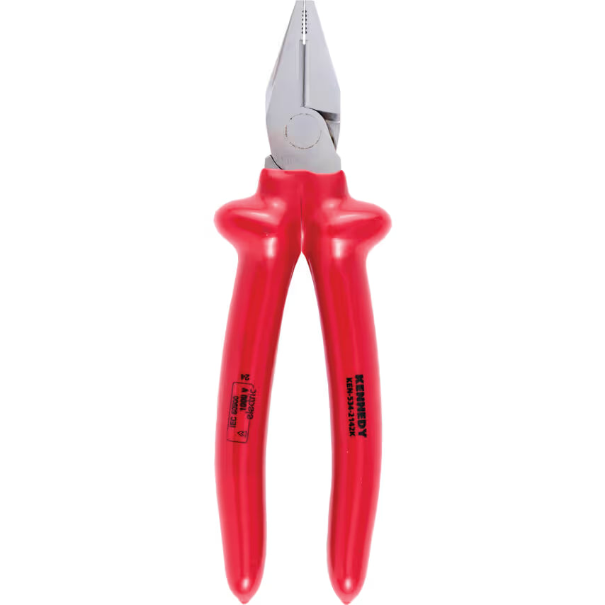 KENNEDY 205mm Insulated Power Combination Pliers Safety Grip Kennedy Pro