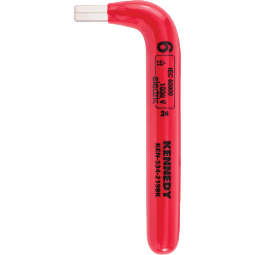 KENNEDY Pro Insulated Hexagon Key DIN911 1000V Metric Kennedy Pro