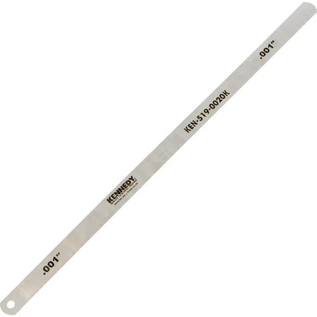 KENNEDY Imperial Feeler Gauge Strip 12" x 1/2" Precision Set KENNEDY