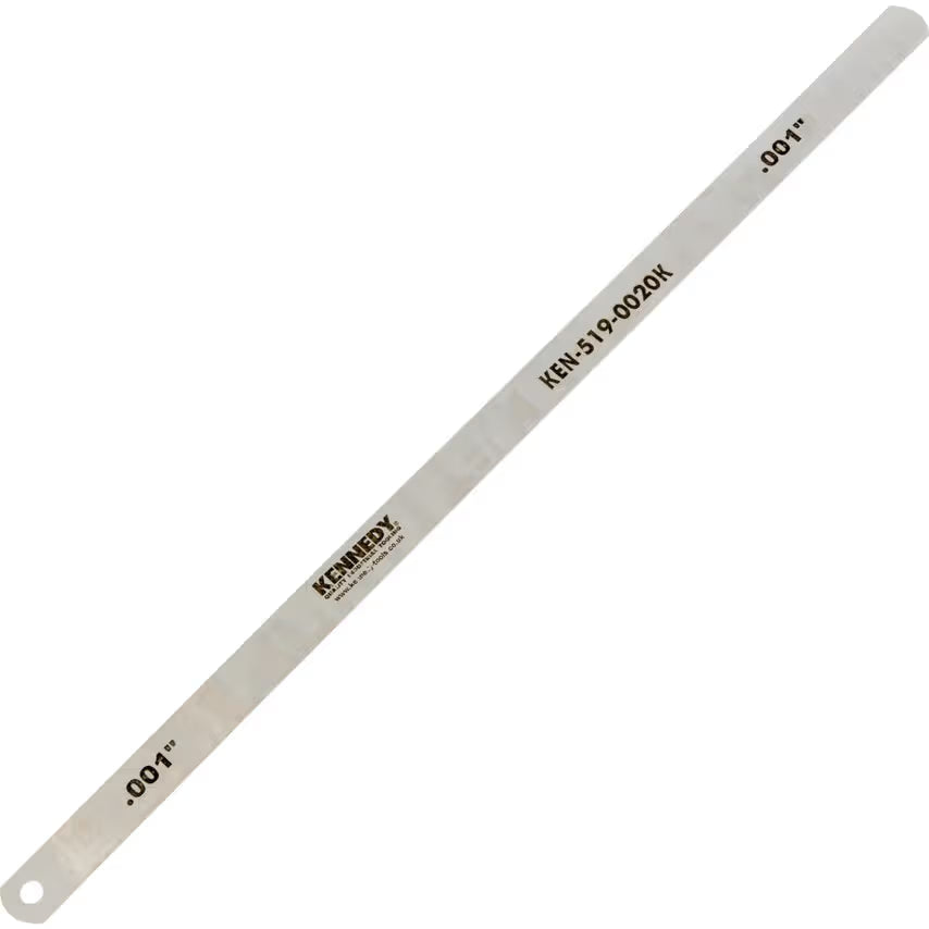 KENNEDY Imperial Feeler Gauge Strip 12" x 1/2" Precision Set KENNEDY