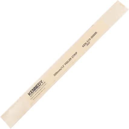 KENNEDY Imperial Feeler Gauge Strip 12" x 1/2" Precision Set KENNEDY