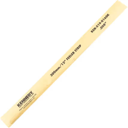 KENNEDY Imperial Feeler Gauge Strip 12" x 1/2" Precision Set KENNEDY