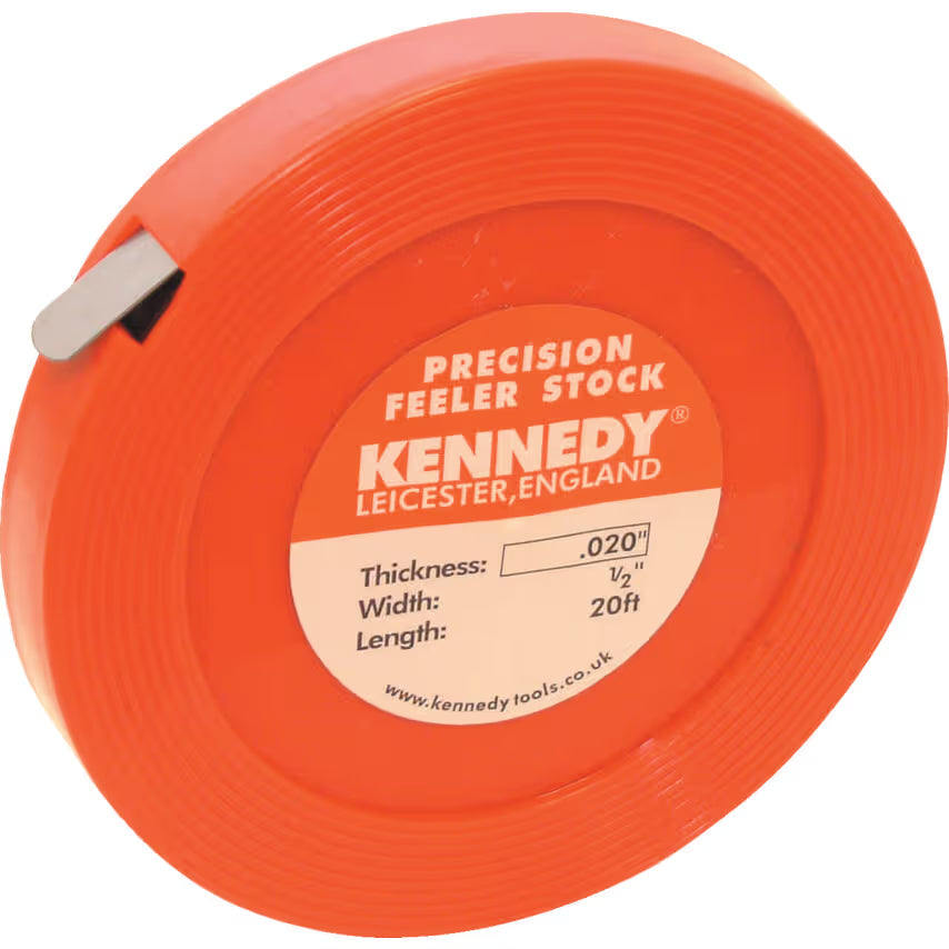 Kennedy Imperial Feeler Stock Coil 1/2" x 25ft Precision Steel Strip KENNEDY