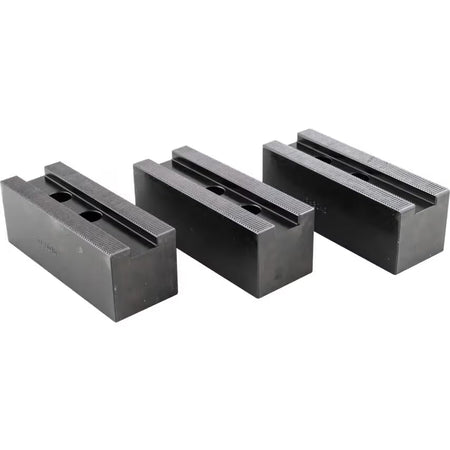 KENNEDY Serrated Soft Jaws Set for Power Chucks 3 Piece KENNEDY
