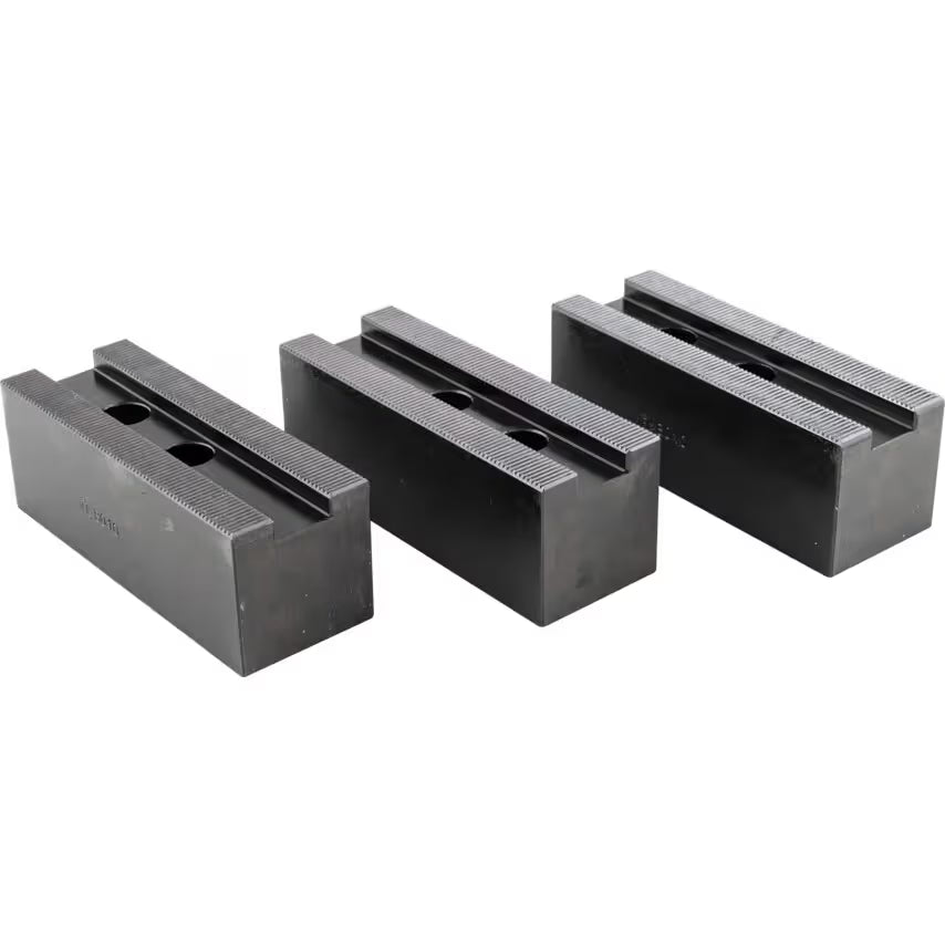 KENNEDY Serrated Soft Jaws Set for Power Chucks 3 Piece KENNEDY