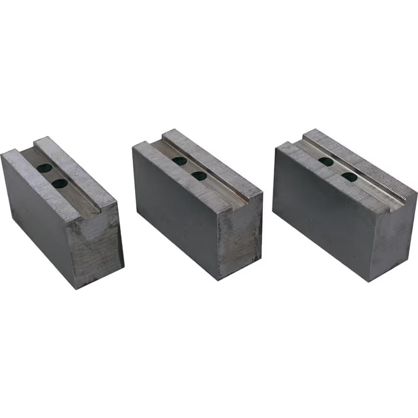 KENNEDY Serrated Soft Jaws Set for Power Chucks 3 Piece KENNEDY