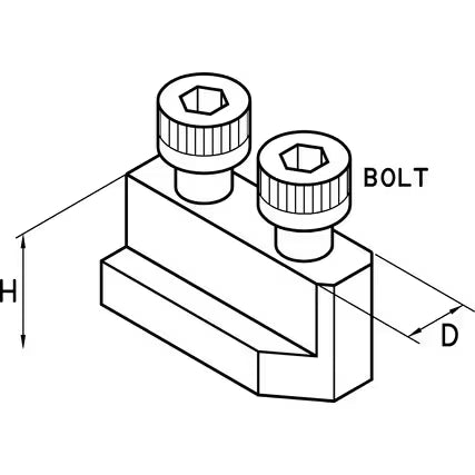 KENNEDY GP Series Double Bolt T-Nut for Howa Kitagawa Chucks KENNEDY