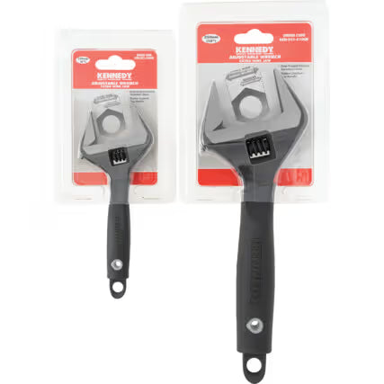 KENNEDY 6in & 10in Wide Jaw Adjustable Wrench Set KENNEDY