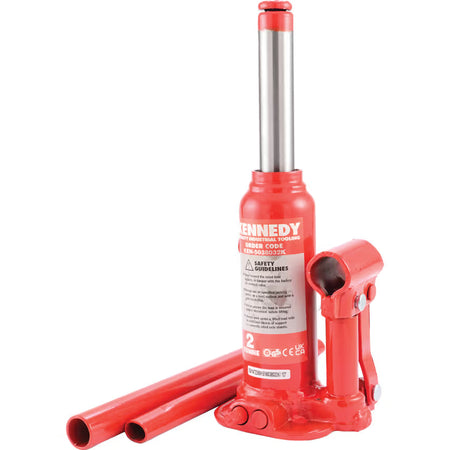 KENNEDY Bottle Jack 2T to 50T Hydraulic Car Lifting Jack Range KENNEDY
