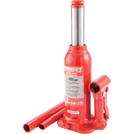 KENNEDY Bottle Jack 2T to 50T Hydraulic Car Lifting Jack Range KENNEDY
