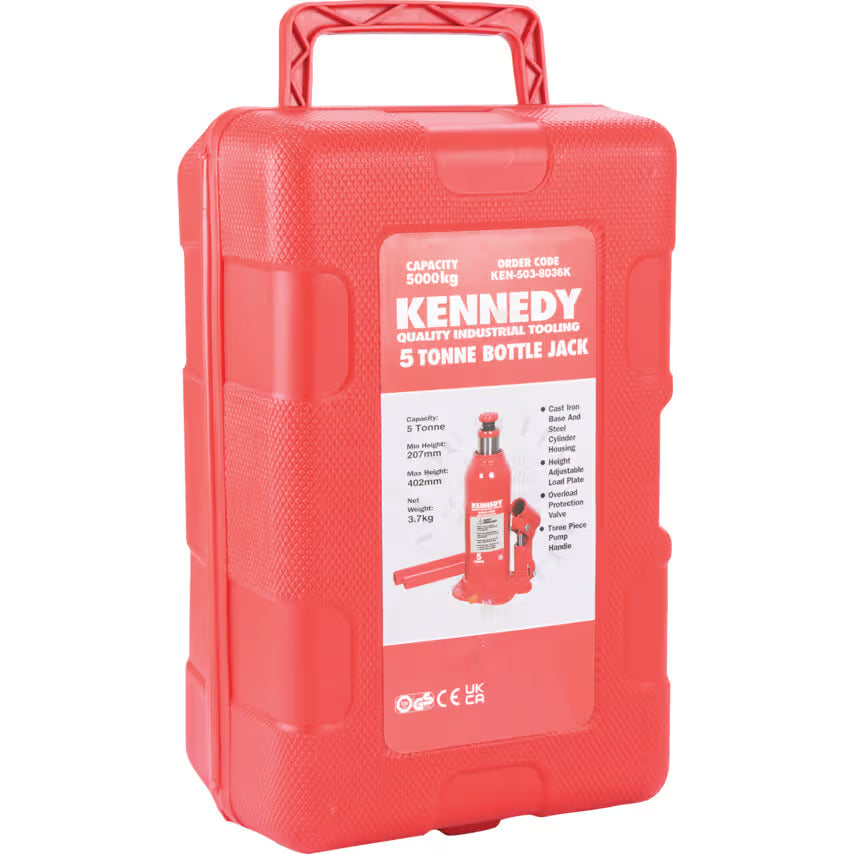 KENNEDY Bottle Jack 2T to 50T Hydraulic Car Lifting Jack Range KENNEDY