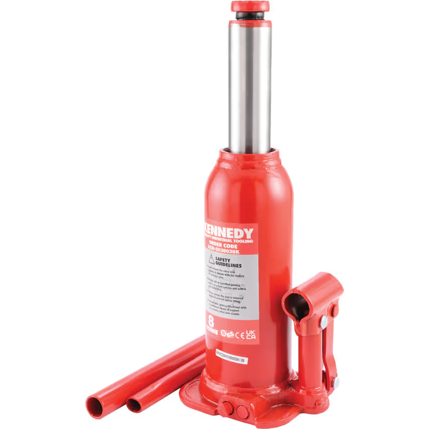 KENNEDY Bottle Jack 2T to 50T Hydraulic Car Lifting Jack Range KENNEDY