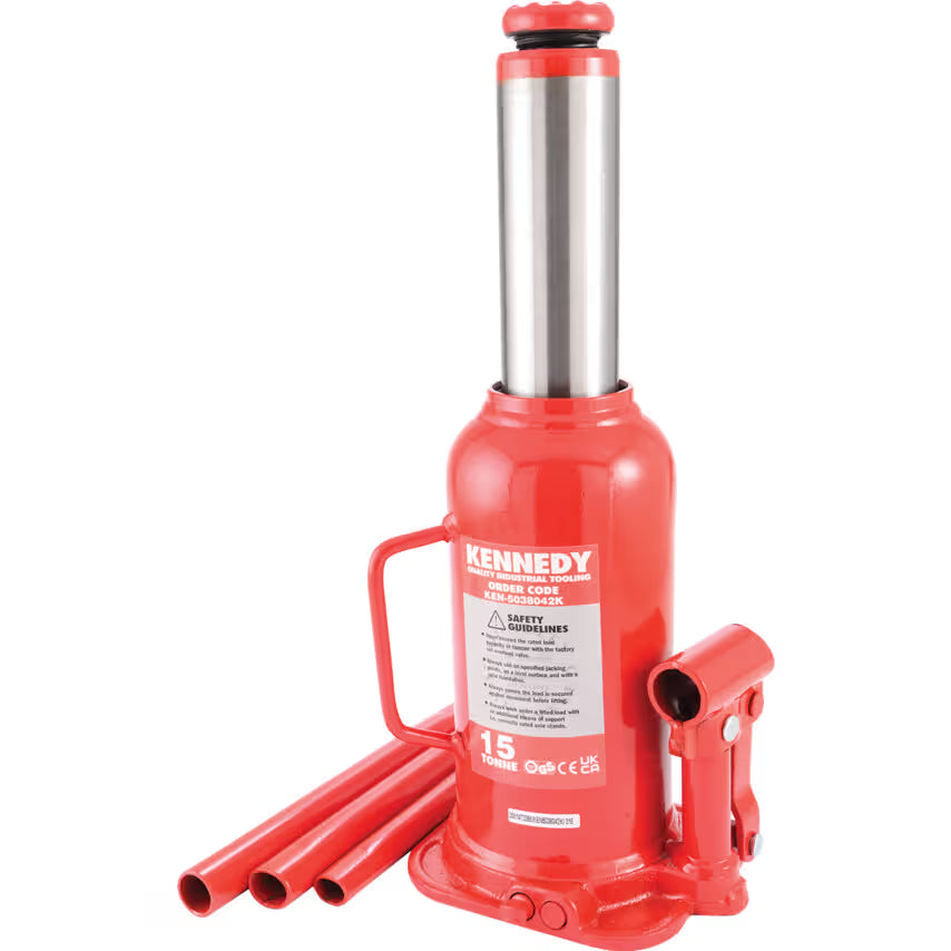 KENNEDY Bottle Jack 2T to 50T Hydraulic Car Lifting Jack Range KENNEDY