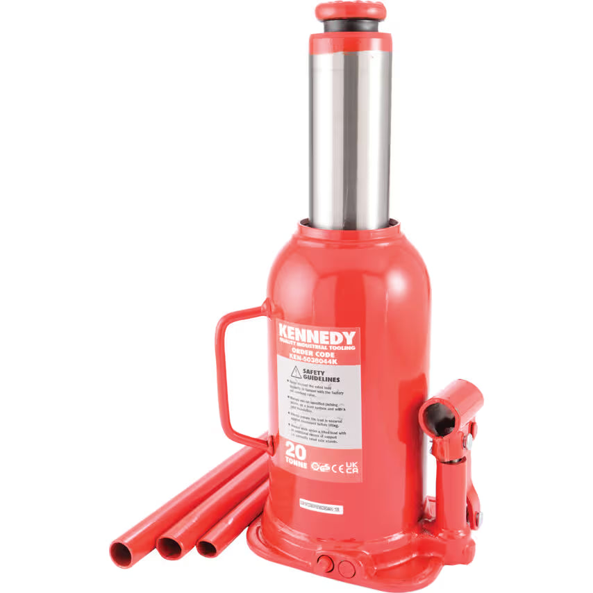 KENNEDY Bottle Jack 2T to 50T Hydraulic Car Lifting Jack Range KENNEDY