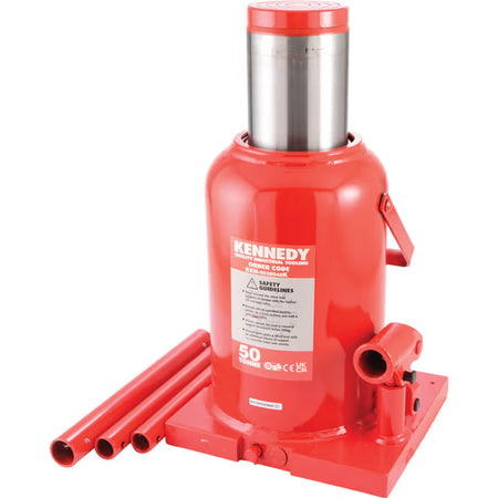 KENNEDY Bottle Jack 2T to 50T Hydraulic Car Lifting Jack Range KENNEDY