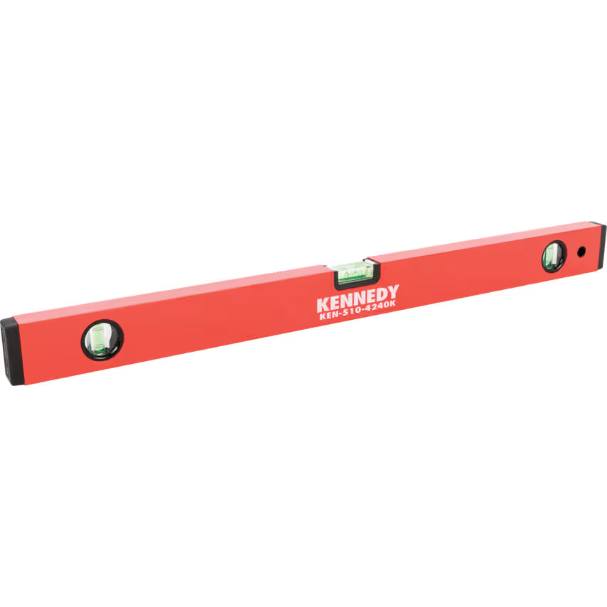 KENNEDY Box Profile Spirit Level Aluminium Heavy Duty Level KENNEDY