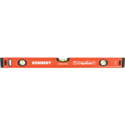KENNEDY Magnetic Spirit Level 600mm–800mm Box Level KENNEDY