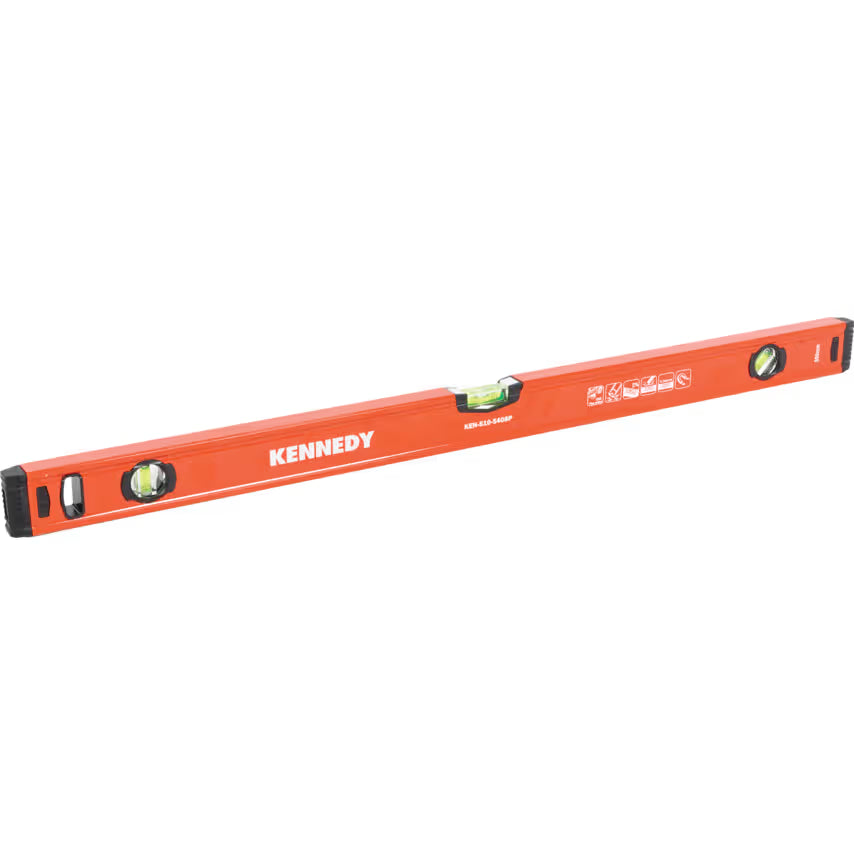 KENNEDY Magnetic Spirit Level 600mm–800mm Box Level KENNEDY