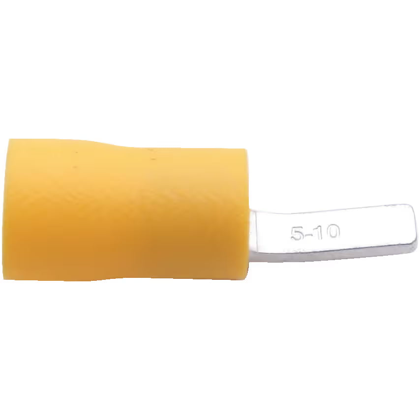 KENNEDY 10mm Yellow Blade Terminal Pack 100 Insulated Connectors KENNEDY