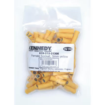 KENNEDY Female Socket Terminal Pack 100 Red Blue Yellow Connectors KENNEDY