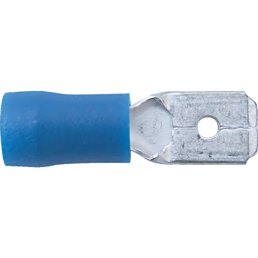 KENNEDY 6.3mm Male Tab Connector Pack 100 Red Blue Electrical Terminals KENNEDY