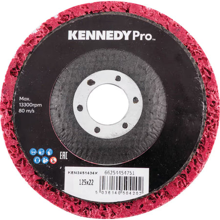 KENNEDY PRO Non-Woven Rapid Stripping Disc 125mm Industrial Grade Kennedy Pro