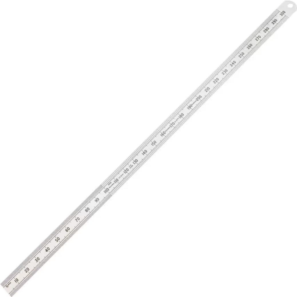 KENNEDY 300mm/12" / 300mm FLEXIBLE RUSTLESS RULE ROUND END KEN5183210K KEN5183230K KENNEDY