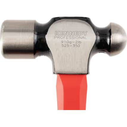 KENNEDY 2lb Ball Pein Hammer with Fibreglass Handle KENNEDY