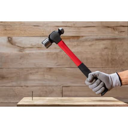 KENNEDY 2lb Ball Pein Hammer with Fibreglass Handle KENNEDY