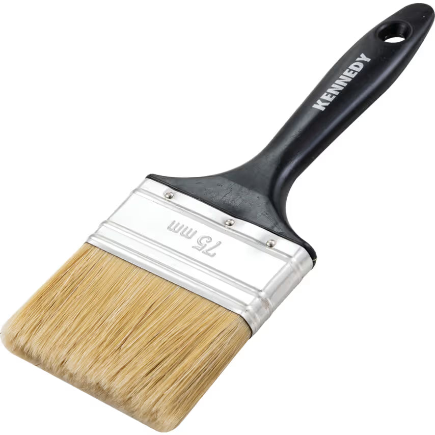 KENNEDY Natural Bristle Laminating Brush for Resin & Fibreglass KENNEDY