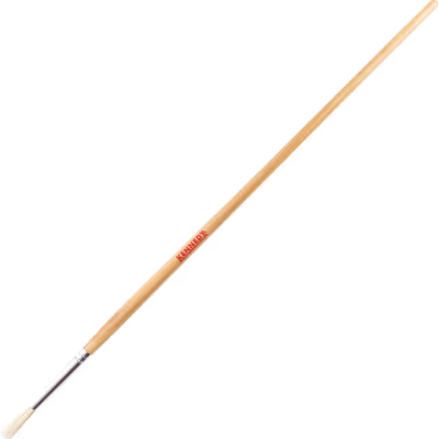 KENNEDY Round Fitch Brush Natural Bristle Wooden Handle KENNEDY