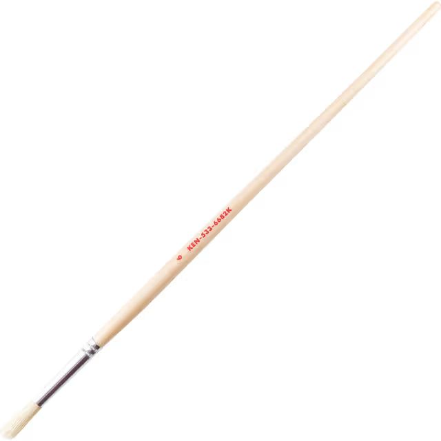 KENNEDY Round Fitch Brush Natural Bristle Wooden Handle KENNEDY