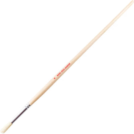 KENNEDY Round Fitch Brush Natural Bristle Wooden Handle KENNEDY