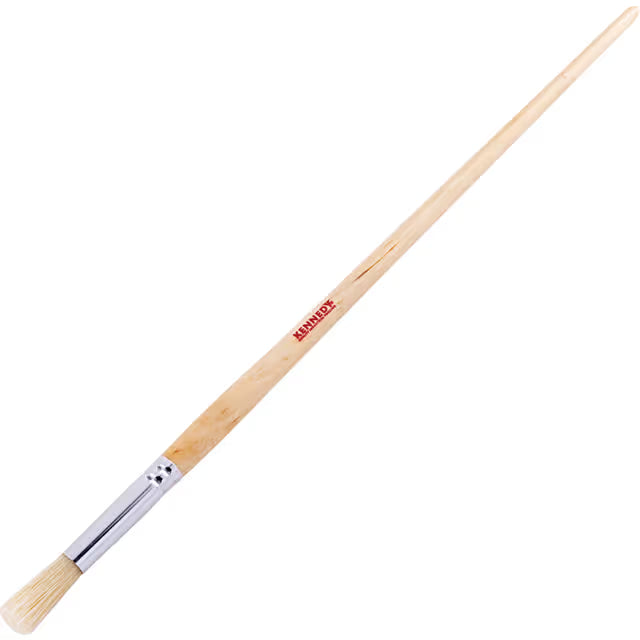 KENNEDY Round Fitch Brush Natural Bristle Wooden Handle KENNEDY