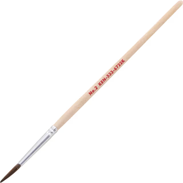KENNEDY Artist Pencil Brush Wooden Handle Fine Detail Paint KENNEDY