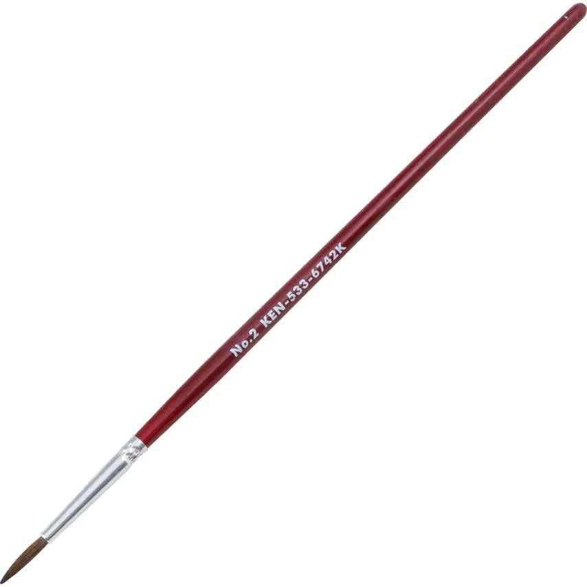 KENNEDY Artist Brush Varnished Wooden Handle Fine Point KENNEDY
