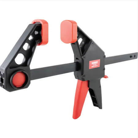Side view of Kennedy One-Handed Quick Clamp, Action bar clamp, up to 180kg, capacity from 175mm to 925mm variation.