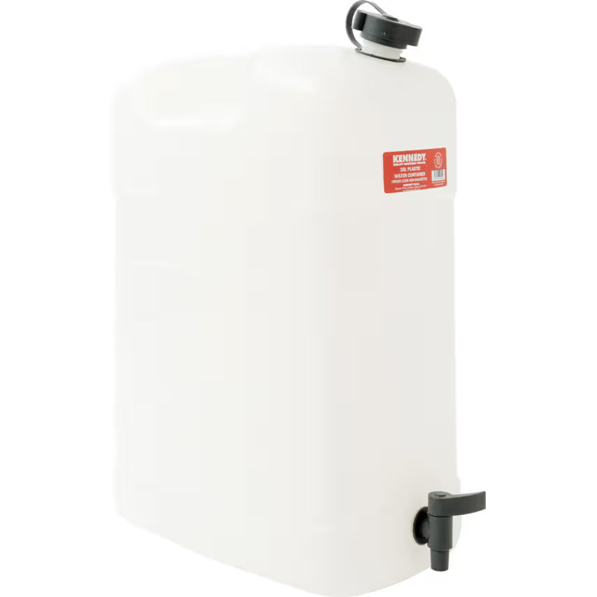 KENNEDY 35L Plastic Water Container with Tap KENNEDY