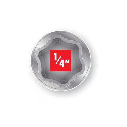KENNEDY Pro Ken-Grip 1/4in Square Drive Socket DIN 3124 KENNEDY PRO