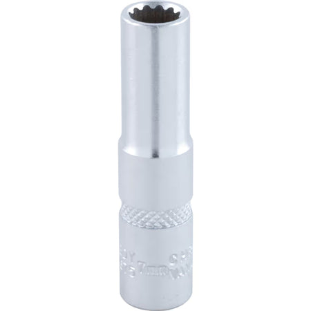 KENNEDY 1/4 Inch Deep Bi-Hex Socket Set Chrome Vanadium Metric KENNEDY