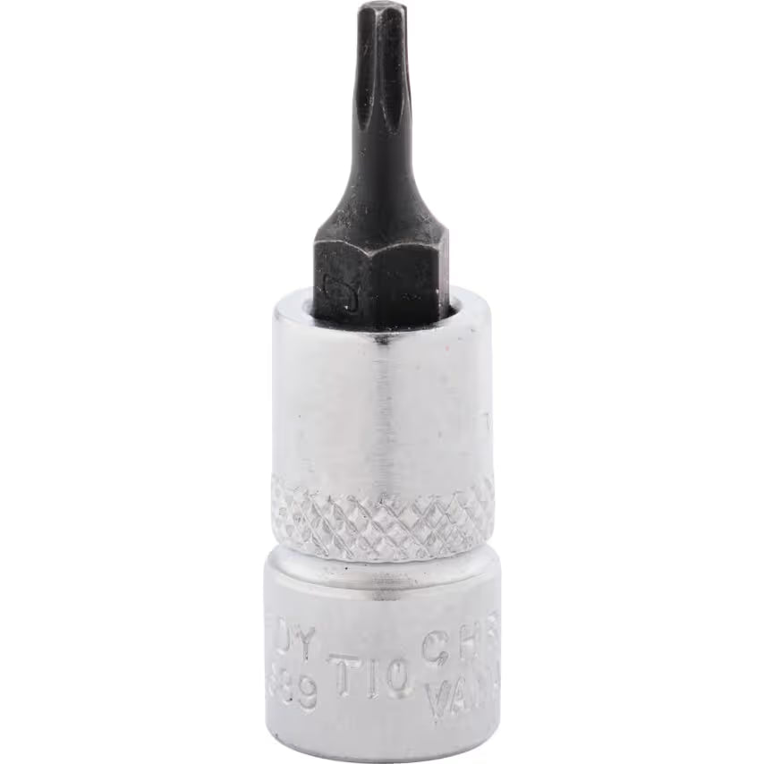 KENNEDY 1/4" Drive Torx Socket Bit Set T6 T40 Chrome Vanadium KENNEDY