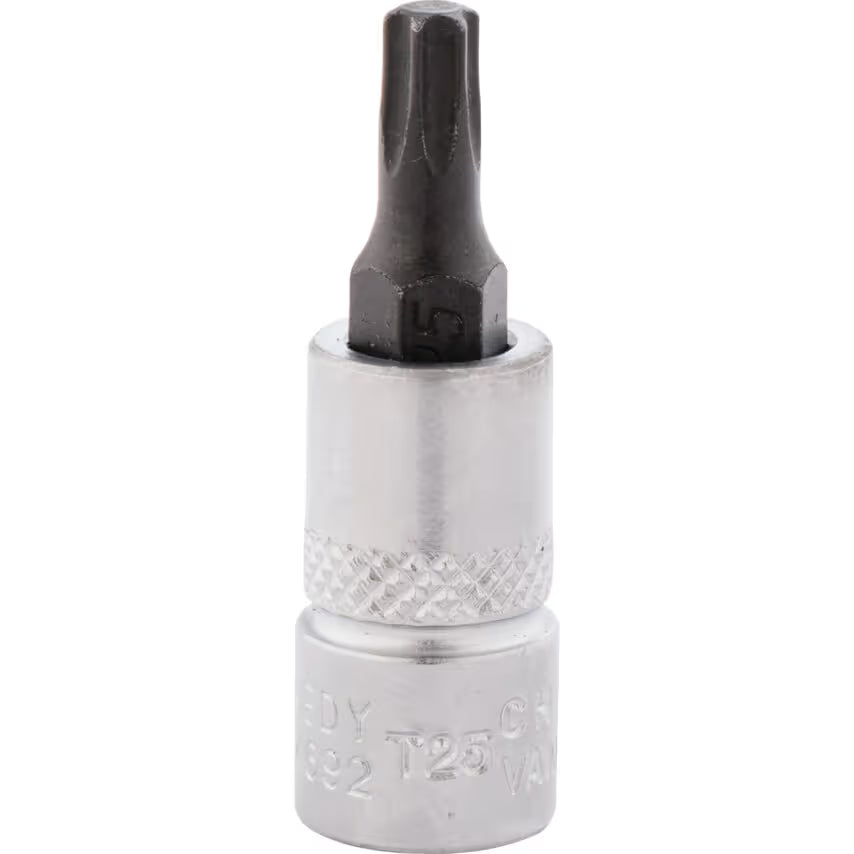 KENNEDY 1/4" Drive Torx Socket Bit Set T6 T40 Chrome Vanadium KENNEDY
