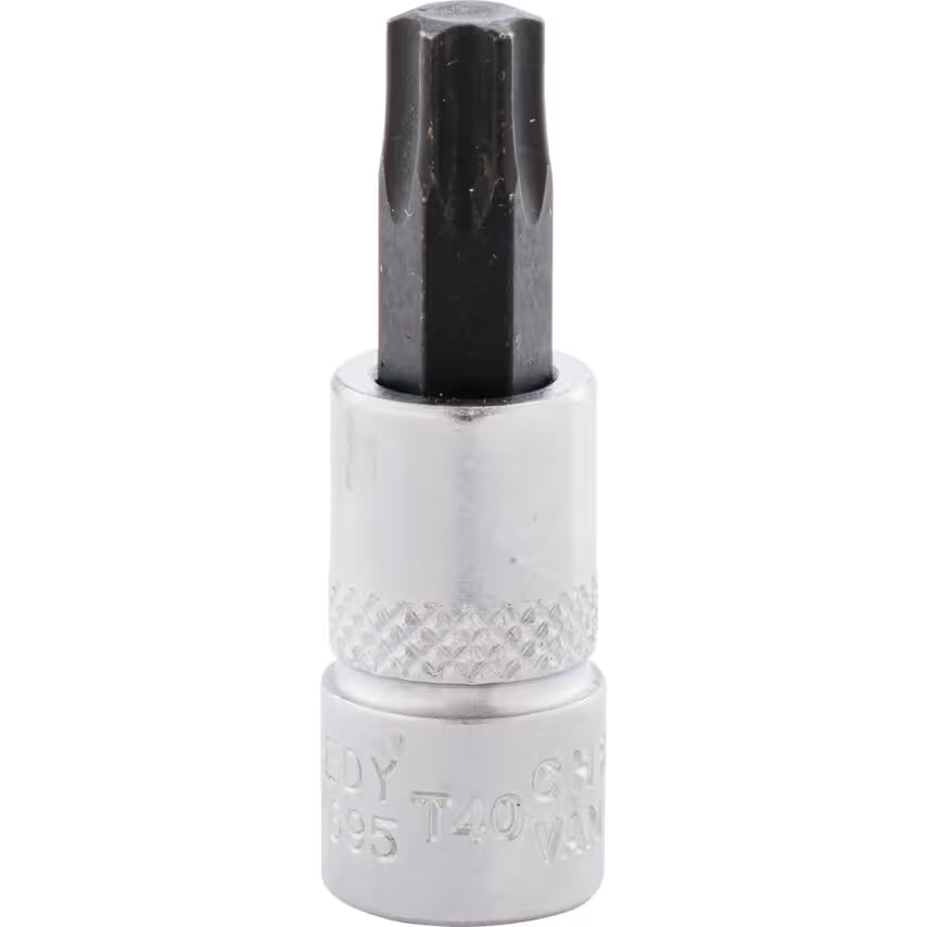 KENNEDY 1/4" Drive Torx Socket Bit Set T6 T40 Chrome Vanadium KENNEDY
