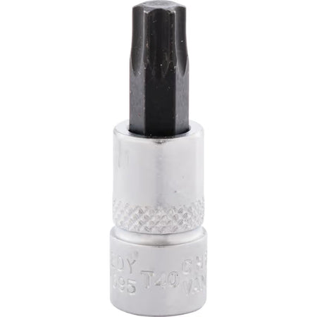 KENNEDY 1/4" Drive Torx Socket Bit Set T6 T40 Chrome Vanadium KENNEDY