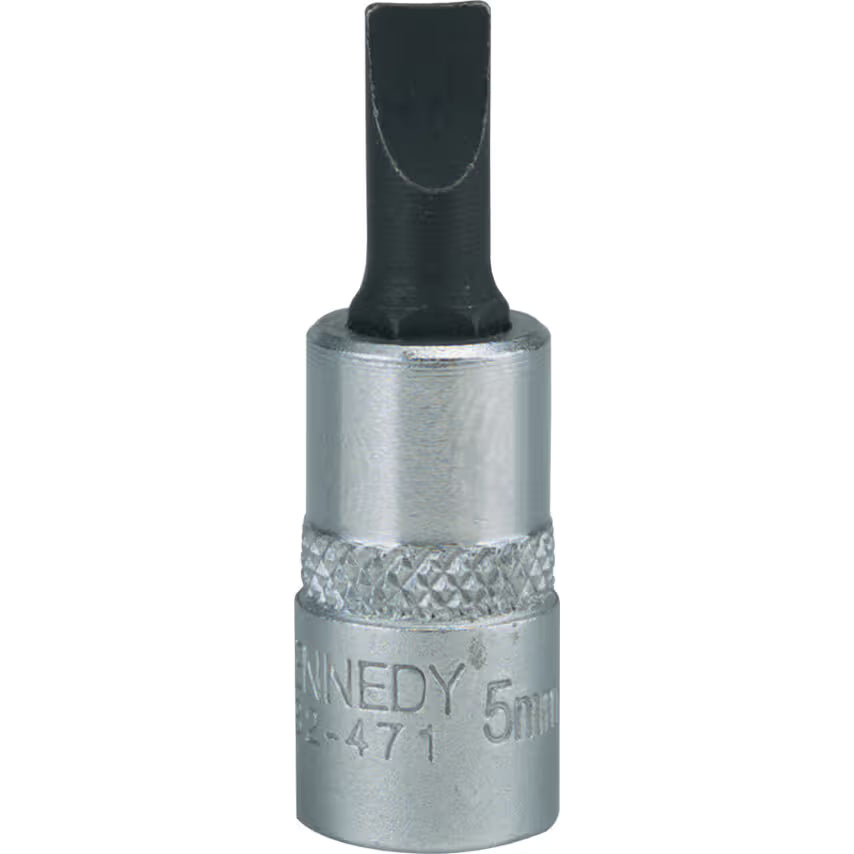 KENNEDY 7mm Slotted Socket Bit 1/4 Inch Square Drive KENNEDY