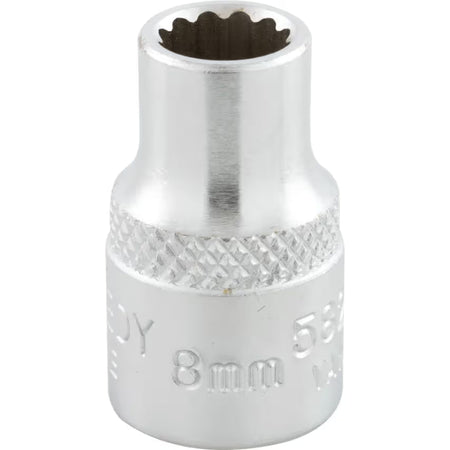 KENNEDY 3/8" Drive Bi-Hexagon Metric Socket Chrome Vanadium KENNEDY
